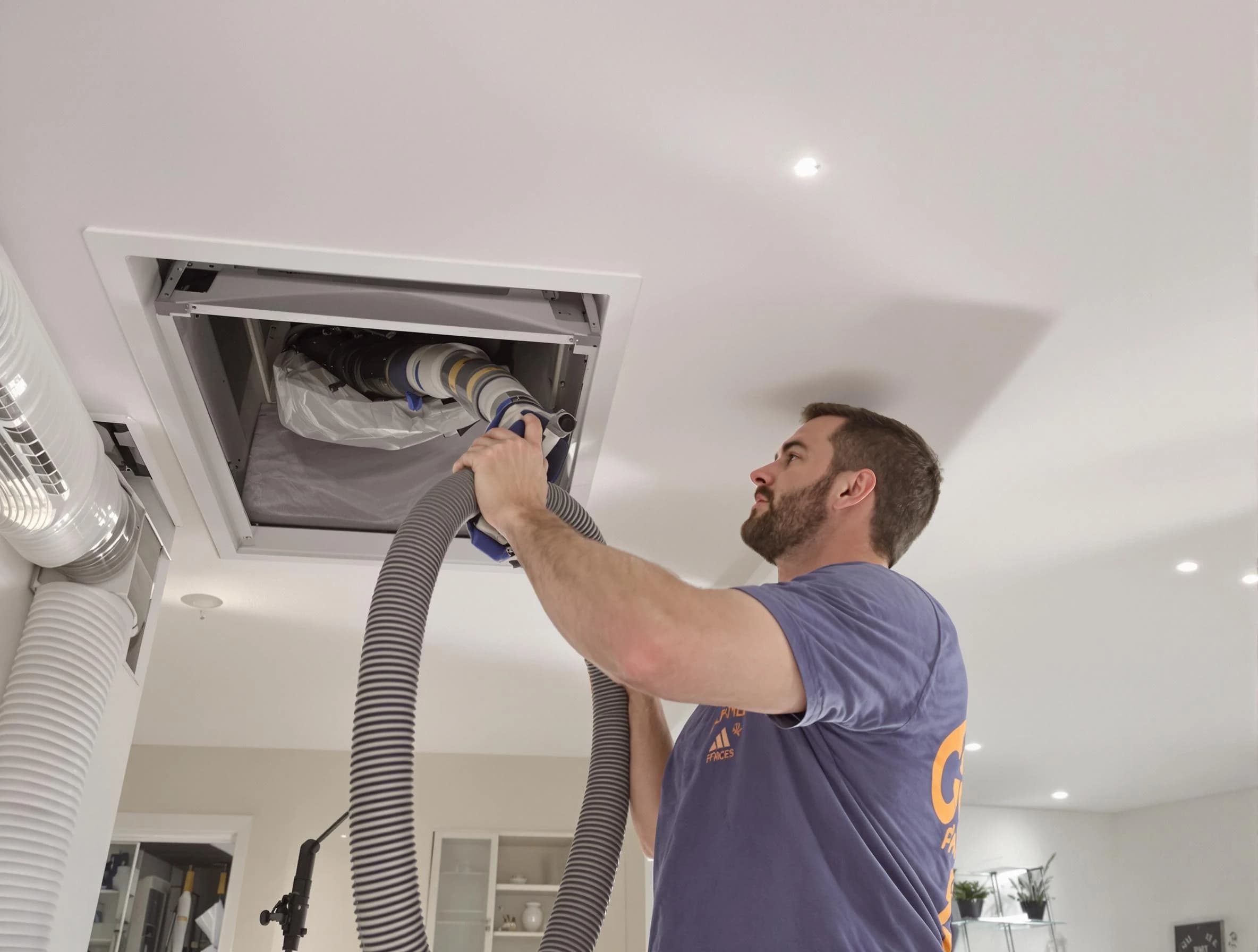 Precision indoor duct cleaning by Argo Air Duct Cleaning in Argo