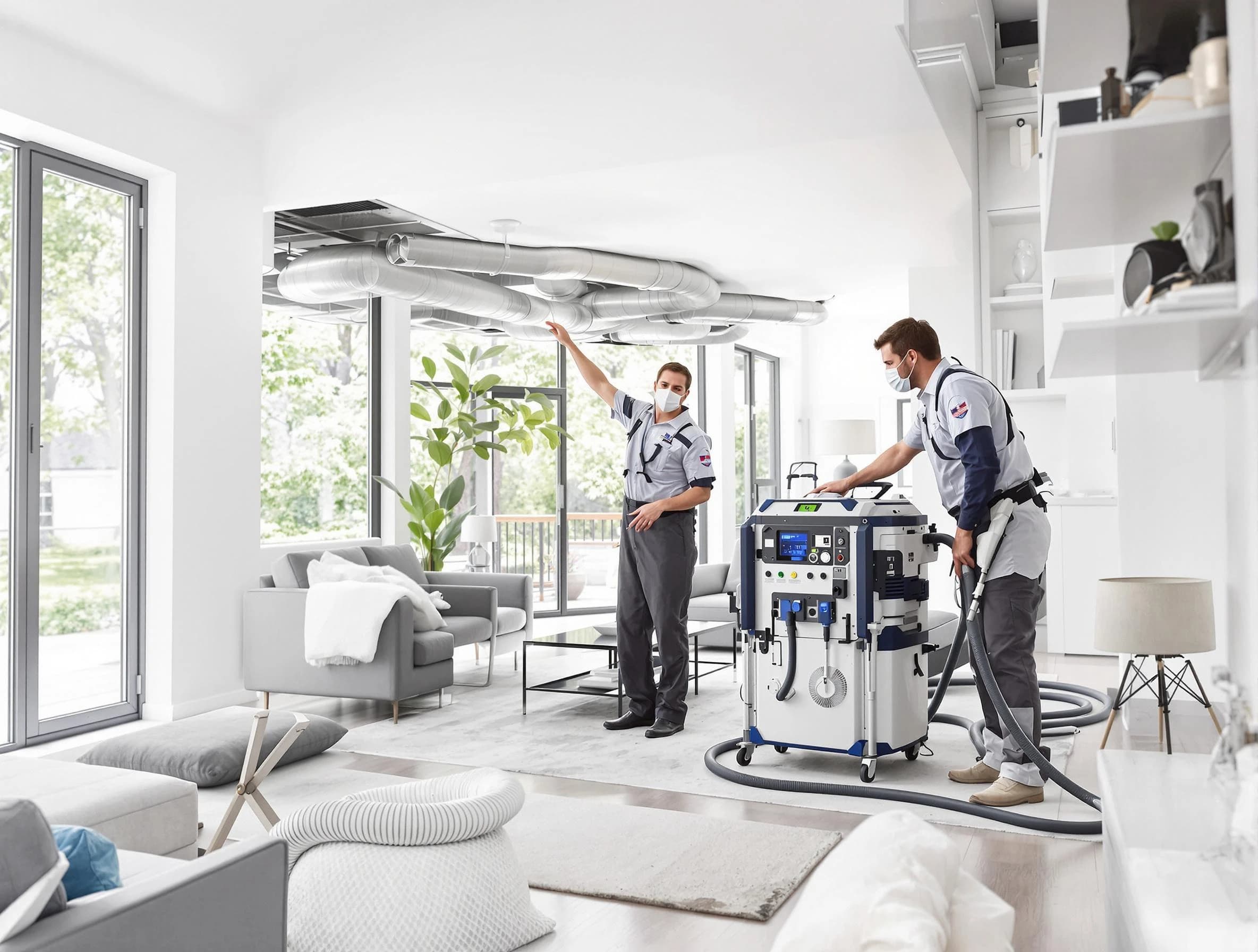 Argo Air Duct Cleaning professional conducting pure air duct cleaning with state-of-the-art equipment in Argo