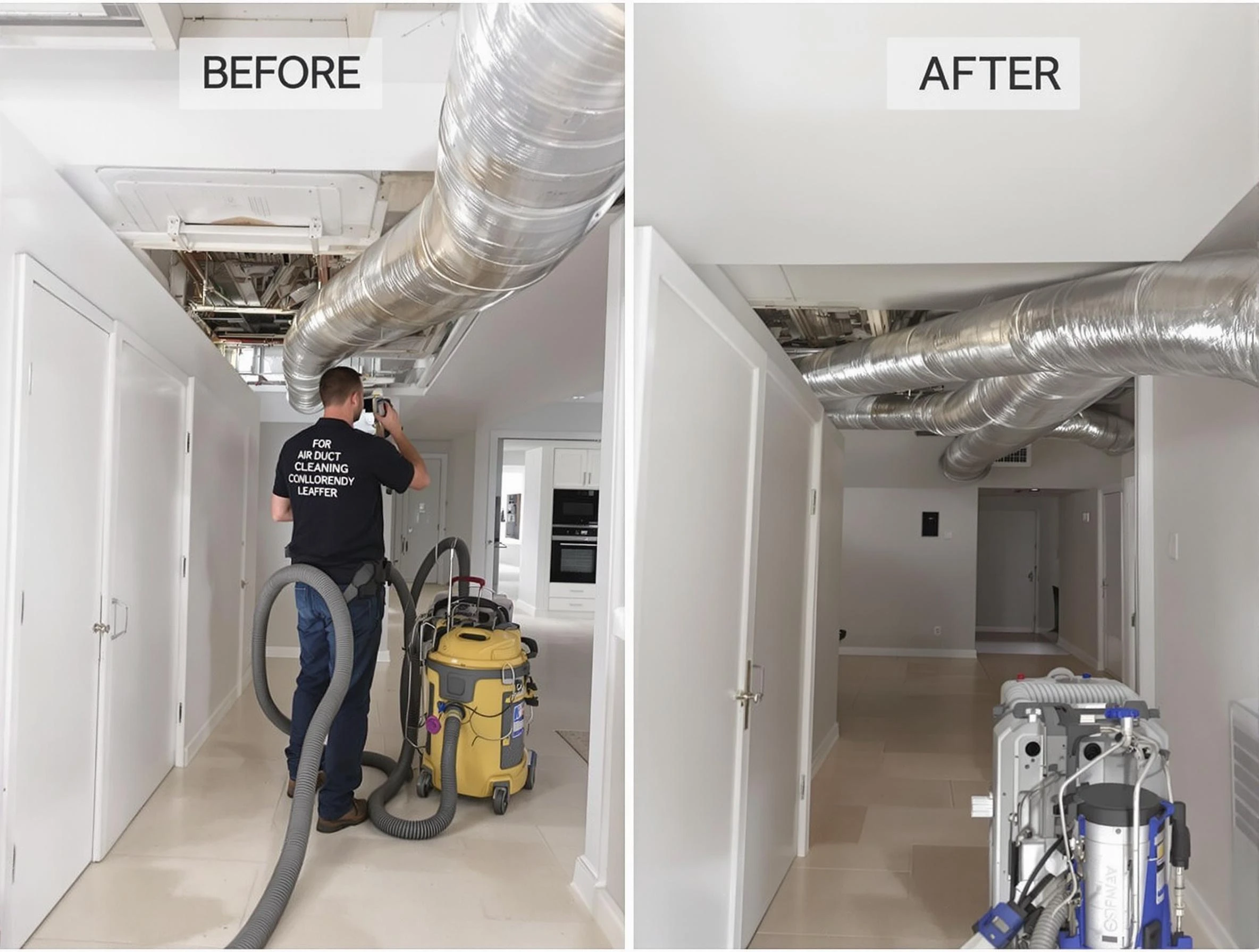 Argo Air Duct Cleaning professional performing thorough air duct cleaning in Argo