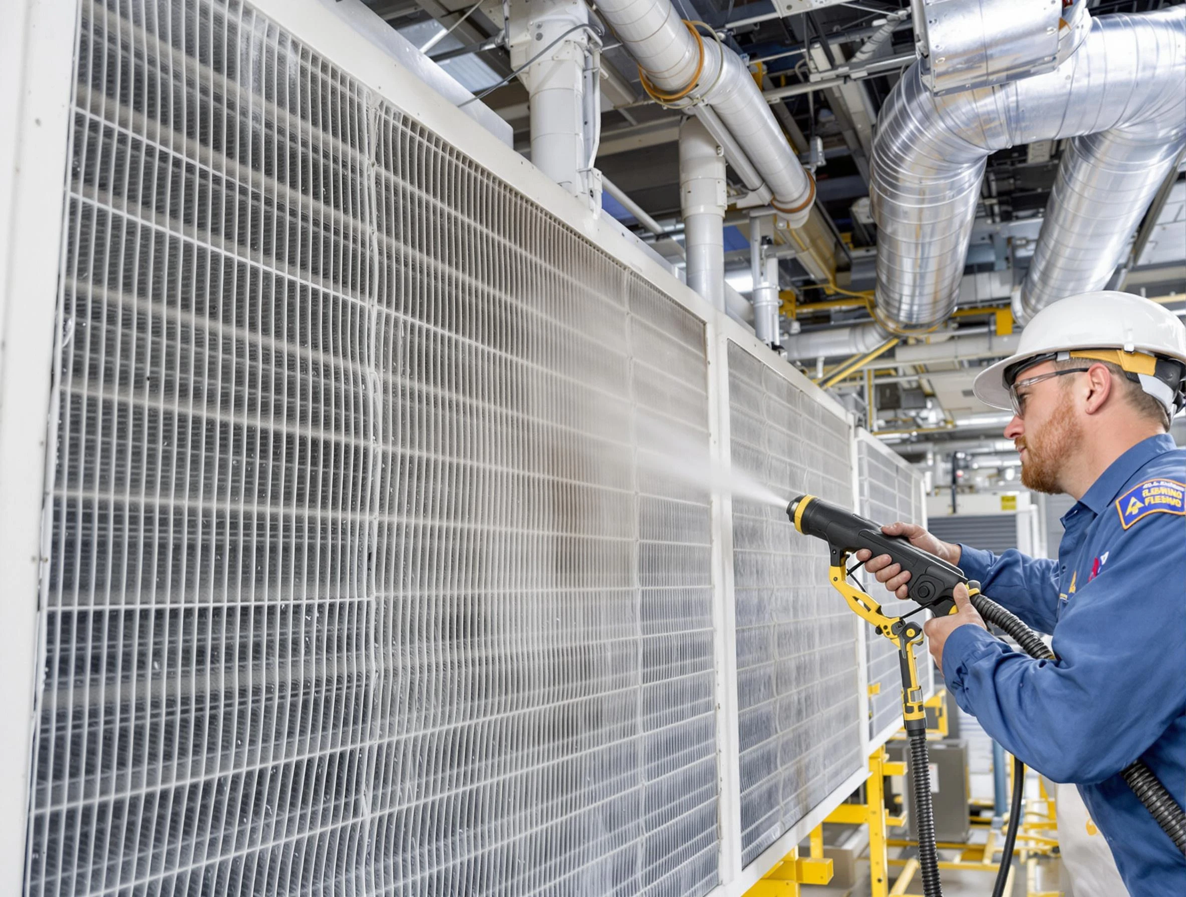 Professional commercial coil cleaning by Argo Air Duct Cleaning in Argo