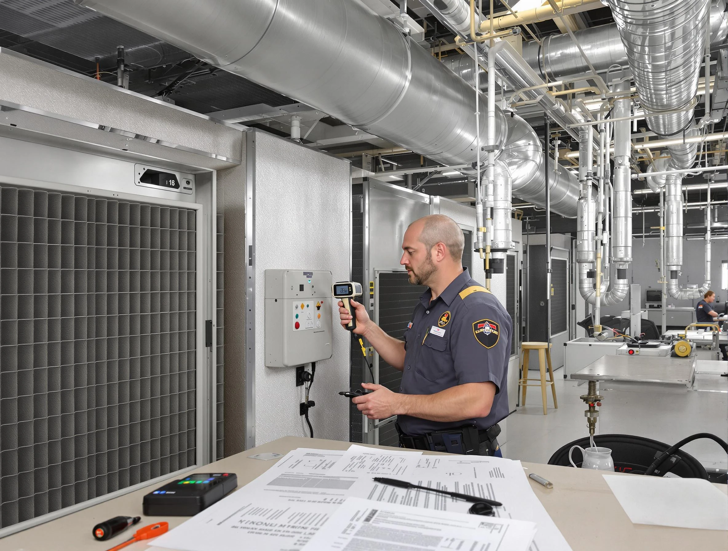 Professional filter system inspection by Argo Air Duct Cleaning in Argo